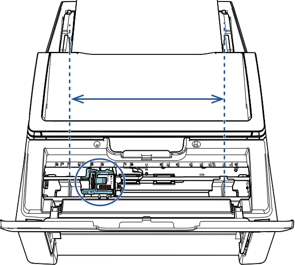 Fujitsu fi 760PRB Imprinter - Inside 28
