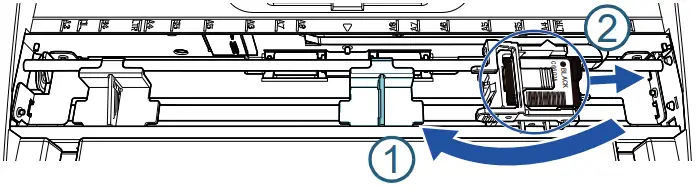 Fujitsu fi 760PRB Imprinter - Inside 32