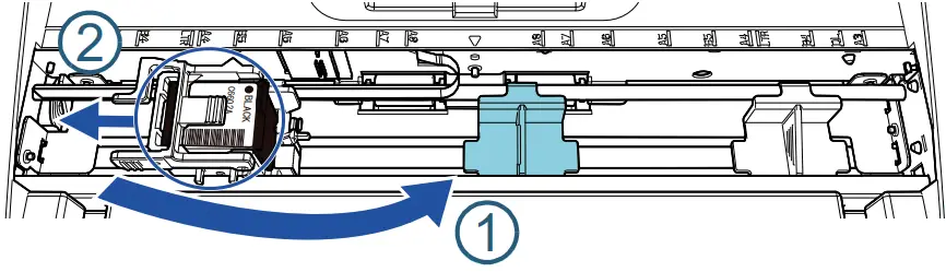 Fujitsu fi 760PRB Imprinter - Inside 33