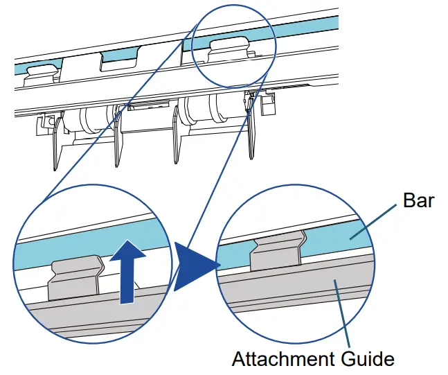 Fujitsu fi 760PRB Imprinter - Inside 4