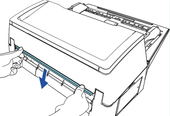 Fujitsu fi 760PRB Imprinter - Inside 9