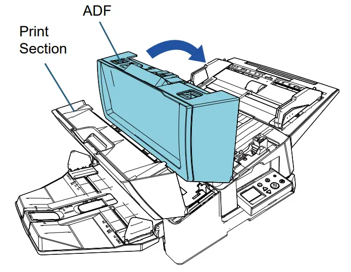 Fujitsu fi 760PRB Imprinter - Paper Guides 13