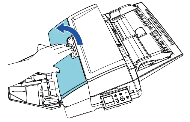 Fujitsu fi 760PRB Imprinter - Paper Guides 2