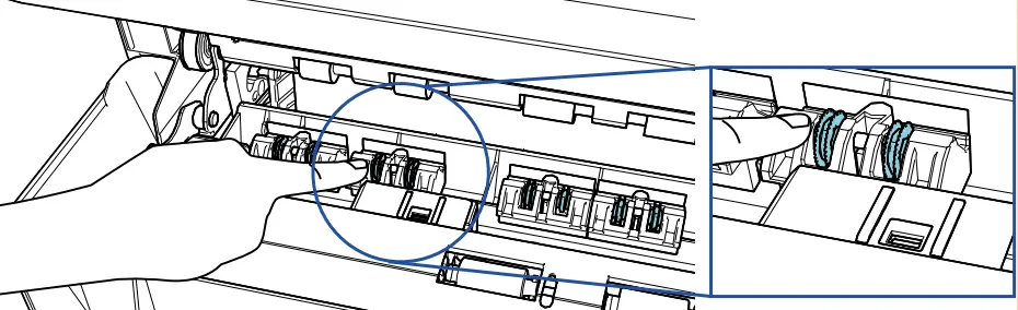 Fujitsu fi 760PRB Imprinter - Paper Guides 20