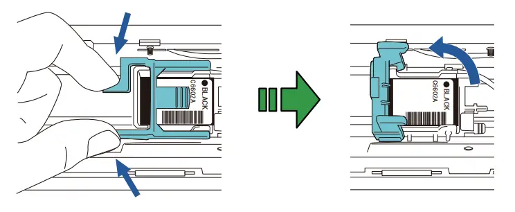 Fujitsu fi 760PRB Imprinter - Paper Guides 3