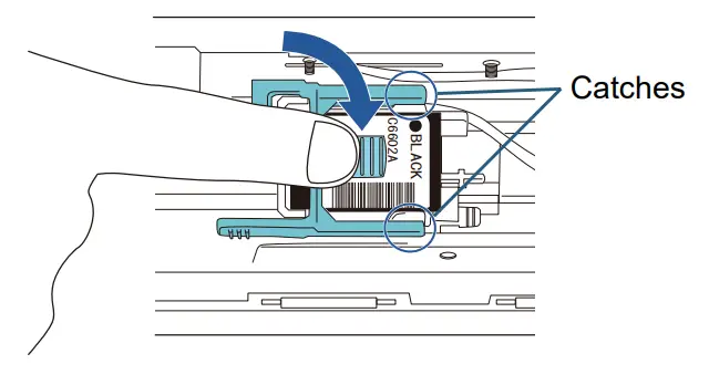 Fujitsu fi 760PRB Imprinter - Paper Guides 8