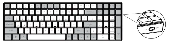 Odycle K99 Mechanical Keyboard - fig 1