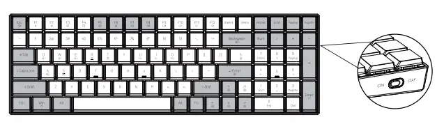 Odycle K99 Mechanical Keyboard - fig 2