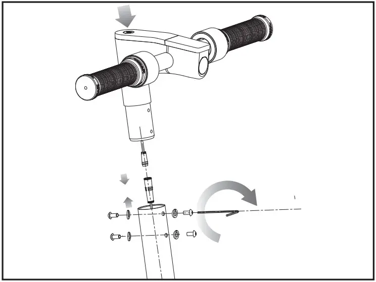 Razor C25 SLA Handlebar Kit - Figure 2