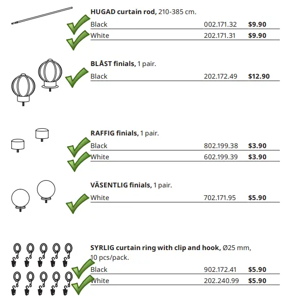 IKEA Betydlig Wall Celling Braket --5