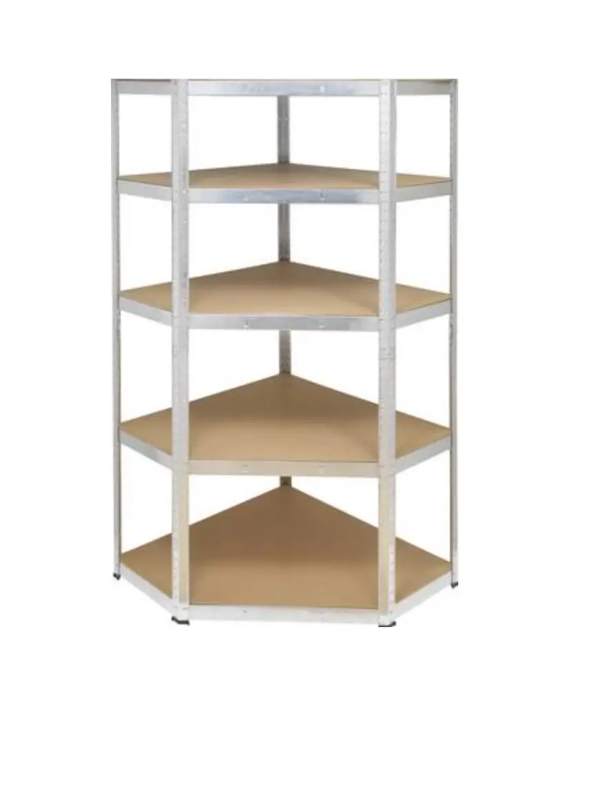 BASETech 1750kg Adjustable Corner Shelf Unit