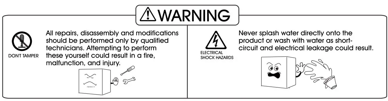 SCANCOOL SC 51 BE 1 Door Beverage Cooler User Manual - Precautions for use