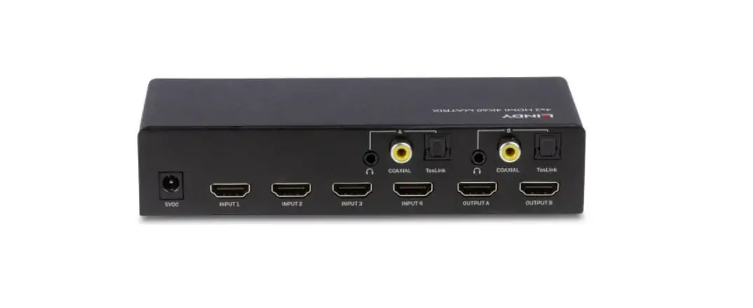 Lindy 38084 V2 4x2 Hdmi 4k60 Matrix User Manual