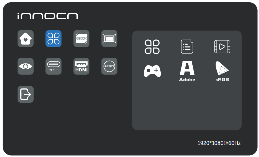 INNOCN 13K1F 13.3 Inch OLED Portable Monitor - Profiles