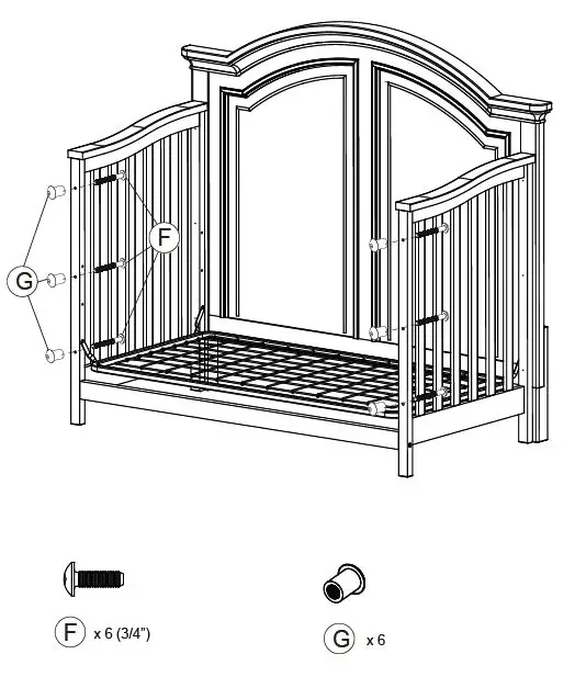 evolur-905-5-In-1-Convertible-crib-Aged-White-fig-9