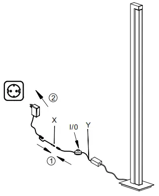 Paul-Neuhaus-836633-Pure-Lines-LED-Floor-Lamp-Instruction-fig-2