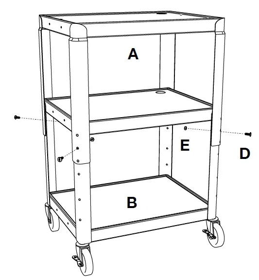 LUXOR-AVJ42-Adjustable-Height-Metal-Cart-fig- (4)