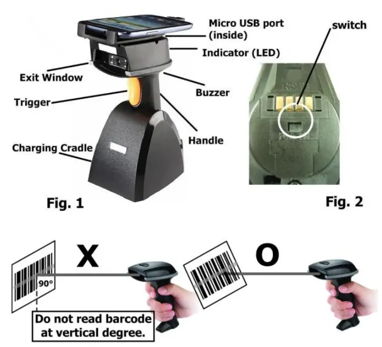 renkforce iCR6307AS Rioscan CCD Barcode Scanner - fig 1