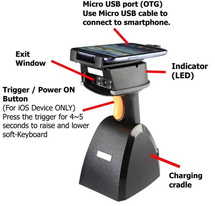 renkforce iCR6307AS Rioscan CCD Barcode Scanner - fig 2