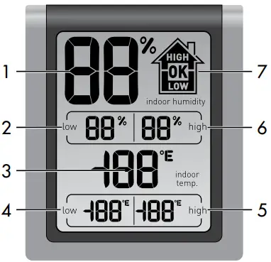 ACURITE 00215 LCD Display Digital Humidity Thermometer-FIG2