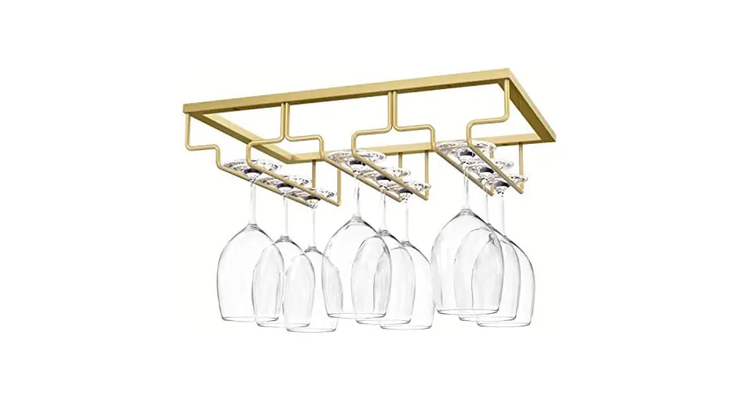Style Selections 45904chllg 4.51-in W X 1.61-in H 1-tier Under-shelf Metal Stemware Holder Instruction Manual