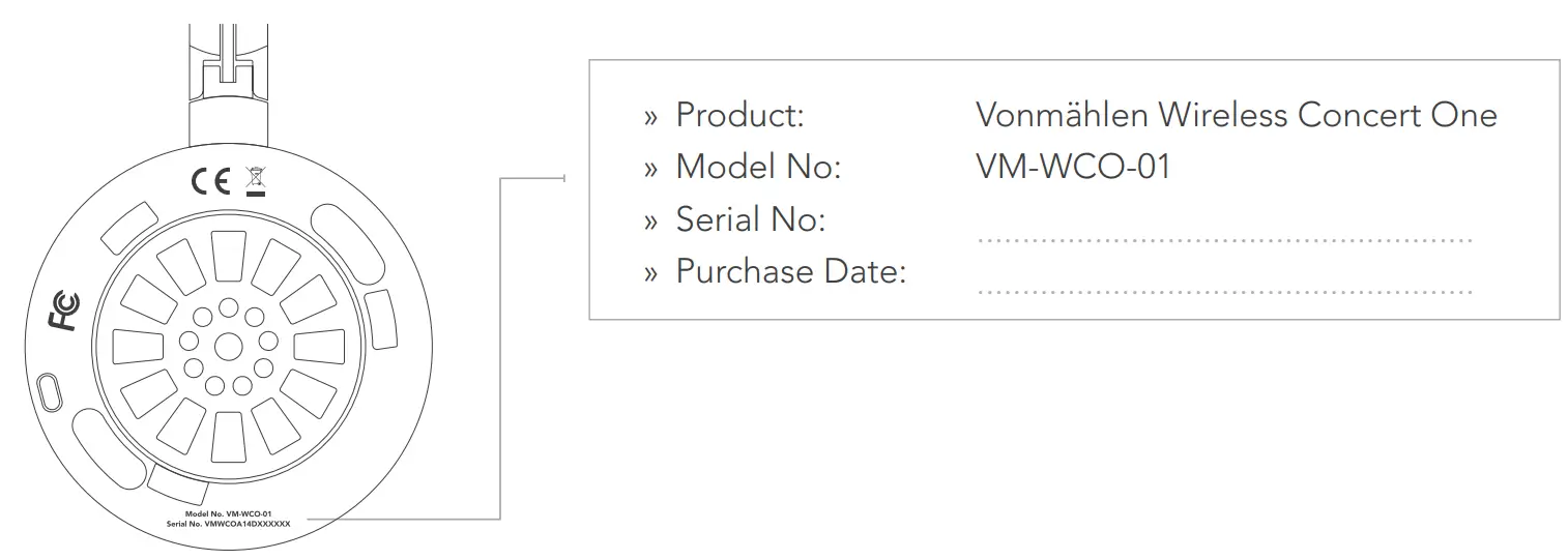 VONMAHLEN Wireless Concert One Bluetooth On Ear Headphones - fig 15