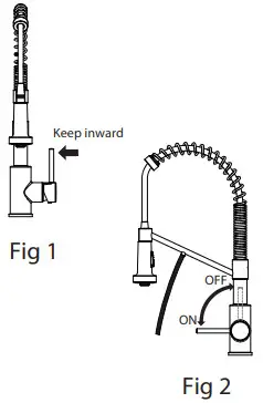Kraus KFF-1610 Single Handle Filtration Kitchen Faucet-6