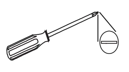 Flathead screwdriver