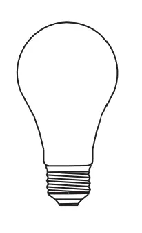 Light Bulb (A19 60 watt maximum)
