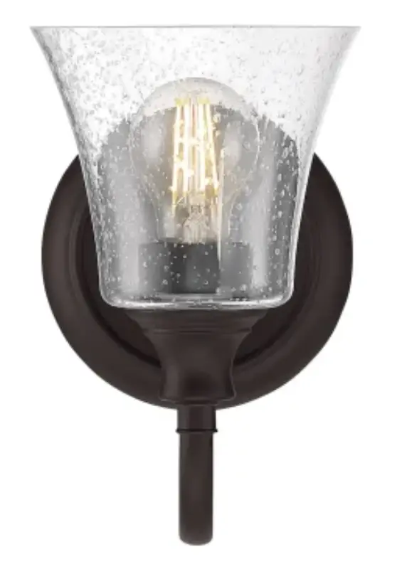 SIGNATURE HARDWARE 949662 Carbon Bronze Milldale Single Light 