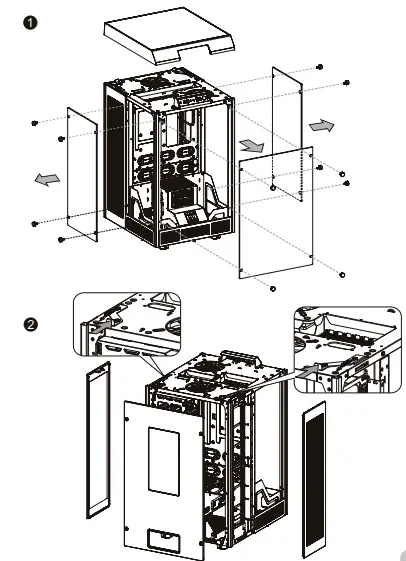 thermaltake CA-1H1-00F1WN-00 The Tower 900 E-ATX Full Tower Super Gaming Computer Case - 01