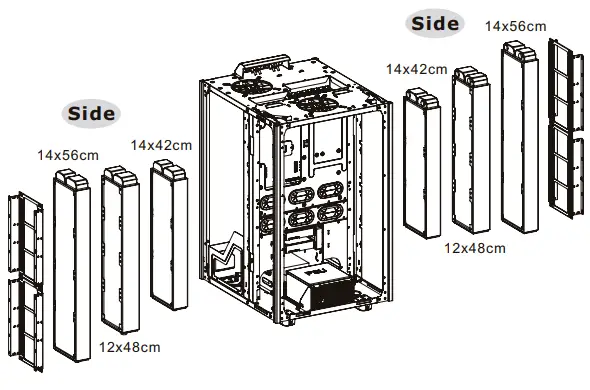 thermaltake CA-1H1-00F1WN-00 The Tower 900 E-ATX Full Tower Super Gaming Computer Case - 011