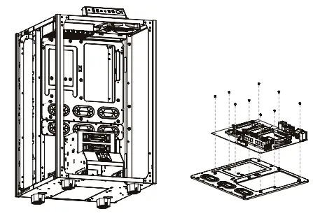 thermaltake CA-1H1-00F1WN-00 The Tower 900 E-ATX Full Tower Super Gaming Computer Case - 05