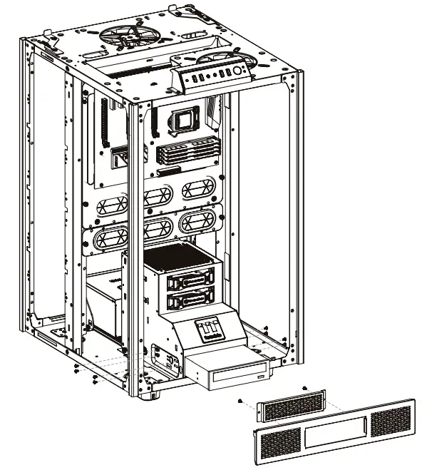 thermaltake CA-1H1-00F1WN-00 The Tower 900 E-ATX Full Tower Super Gaming Computer Case - 06