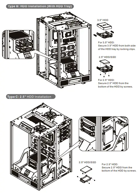 thermaltake CA-1H1-00F1WN-00 The Tower 900 E-ATX Full Tower Super Gaming Computer Case - 08