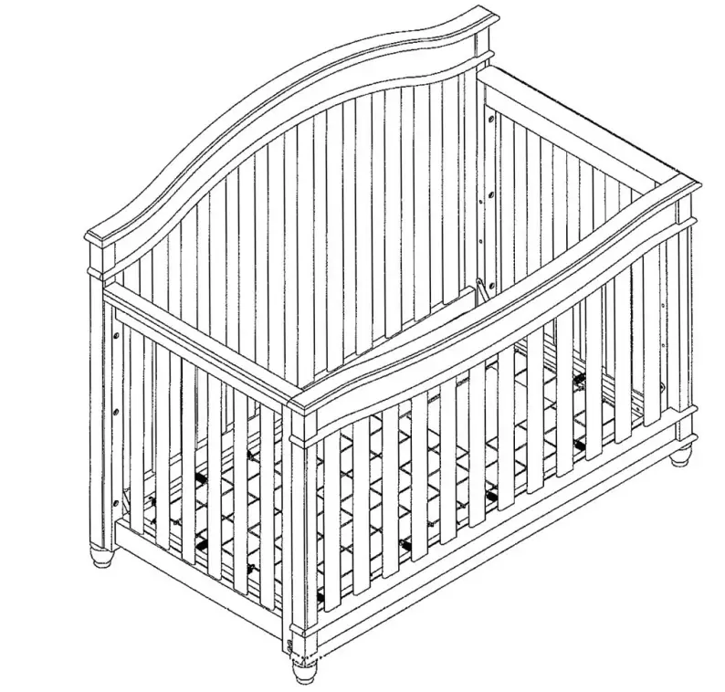 evolur 801 Hampton Crib