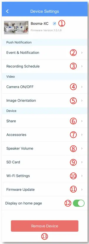 Bosma XC 360 Degree Indoor Home Security Smart Camera-DEVICE