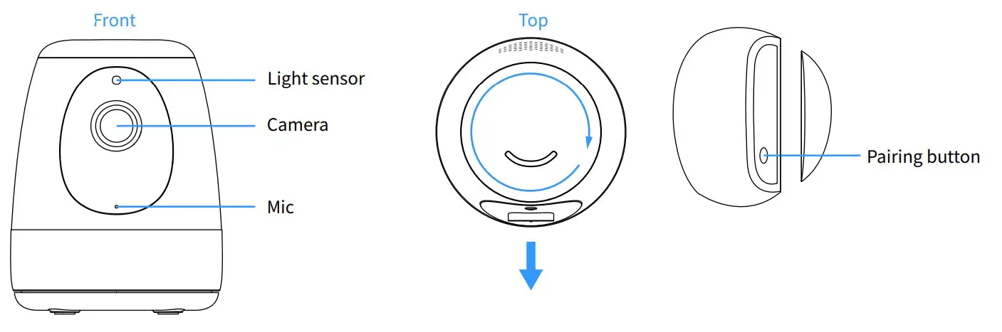 Bosma XC 360 Degree Indoor Home Security Smart Camera-PRODUCT DESCRIPTION