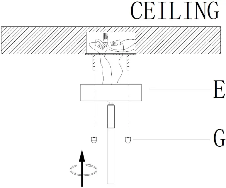 ZEVNI L3QAJUE3W4435SY7 Contemporary LED Chandelier - Celling