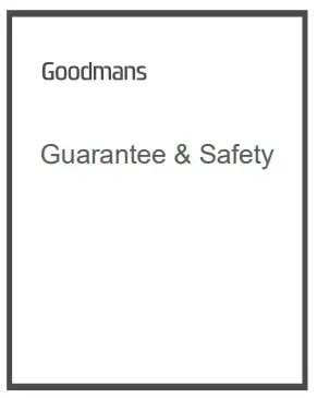 Goodmans 360058 High Power Bass Wireless Party Speaker - Safety Booklet