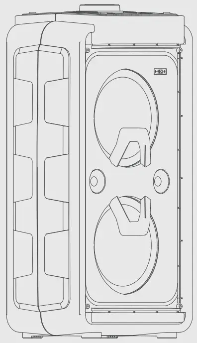 Goodmans 360058 High Power Bass Wireless Party Speaker