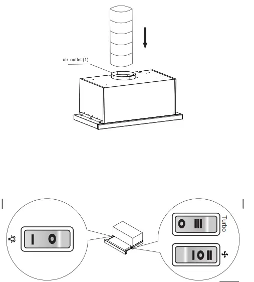 FAGOR IO-HOO-0770 6 Kitchen Extractor Hood - 8
