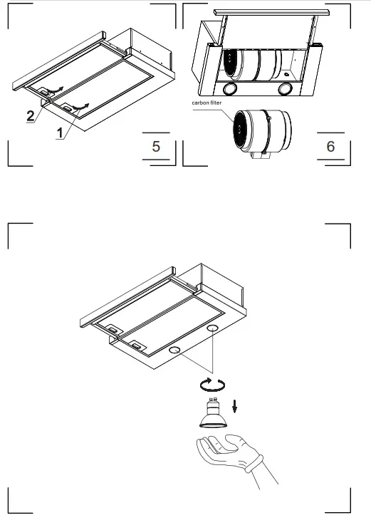 FAGOR IO-HOO-0770 6 Kitchen Extractor Hood - 9