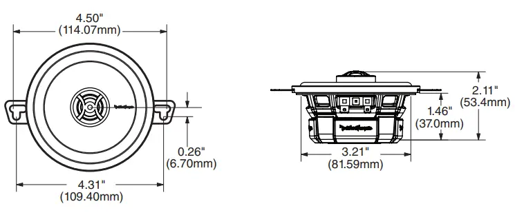 Rockford-Fosgate-P132-Punch-3.50-Inch-2-Way-Full-Range-Speaker-fig-1