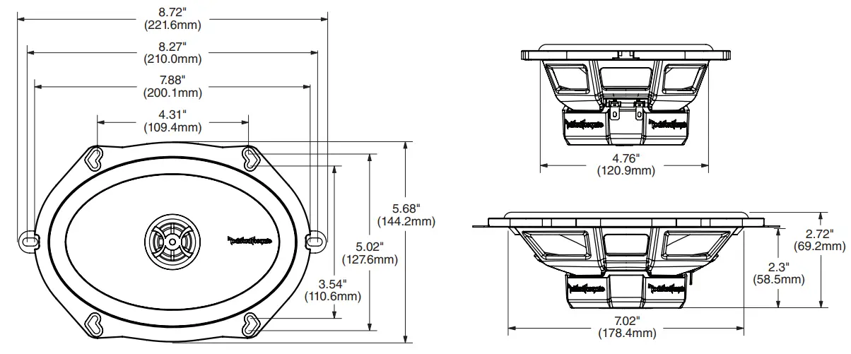 Rockford-Fosgate-P132-Punch-3.50-Inch-2-Way-Full-Range-Speaker-fig-8