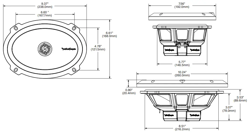 Rockford-Fosgate-P132-Punch-3.50-Inch-2-Way-Full-Range-Speaker-fig-9
