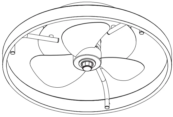 35098 MARINELLA Ceiling Light with Fan
