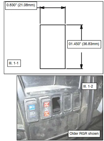 KOLPIN OUTDOORS 25-9605 Polaris Ranger 6000 lb Synthetic Rope Winch - 4