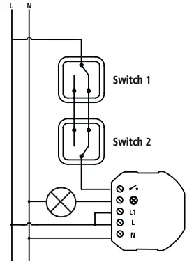 With 2 switches