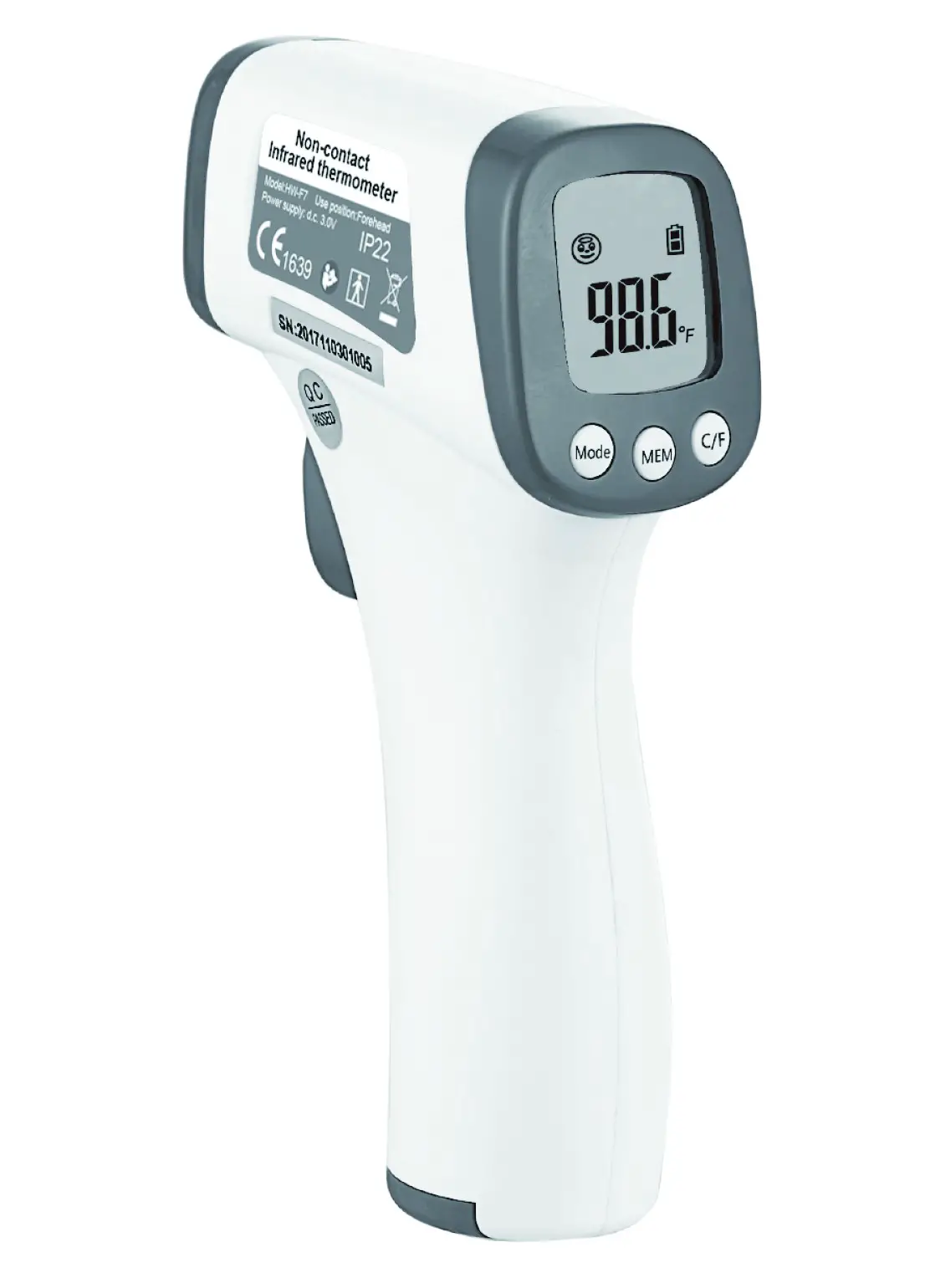 eZthings HW-F7 Non-Contact Forehead Thermometer